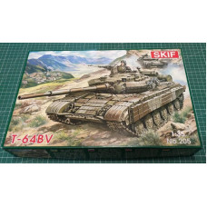 Т-64БВ – український основний бойовий танк. Збірна модель танка. 1/35 SKIF MK205