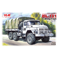 ЗІЛ-131. Збірна модель військового вантажного автомобіля у масштабі 1/72. ICM 72811