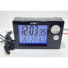 Часы - термометр - вольтметр VST 7048V Часы - термометр - вольтметр VST 7048V