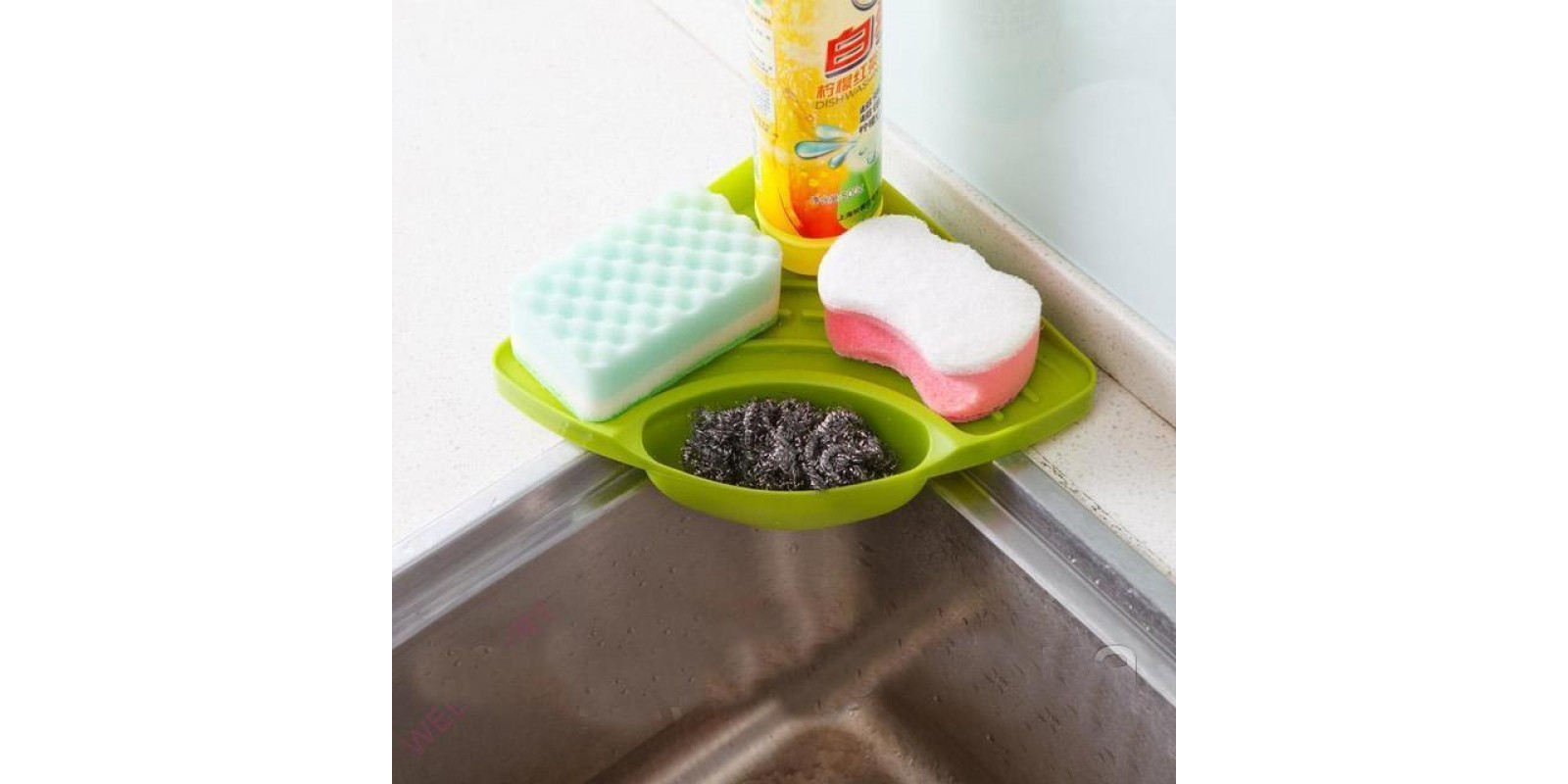 Кутовий кухонний органайзер для раковини Sink Triangle Shelf
