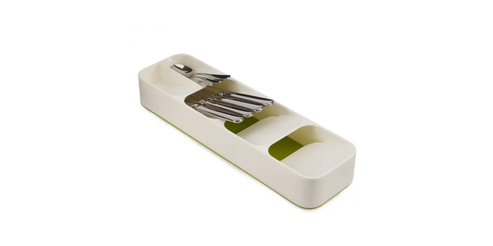 Органайзер Лоток для столових приладів Compact Cutlery Organiser білий