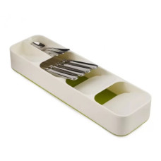 Органайзер Лоток для столовых приборов Compact Cutlery Organiser белый Органайзер Лоток для столовых приборов Compact Cutlery Organiser белый