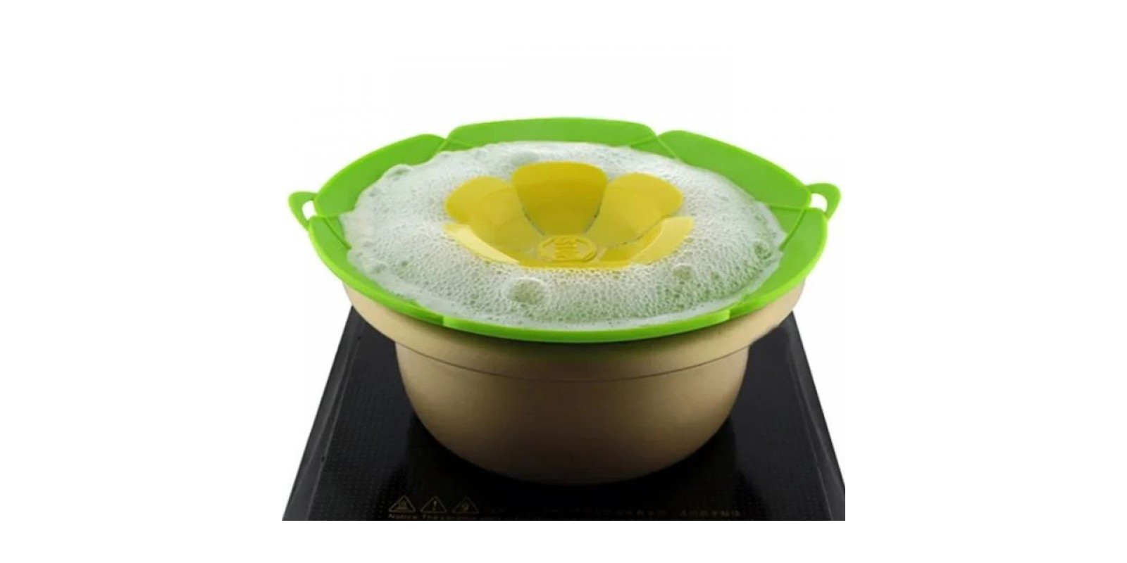 Крышка силиконовая Spill Stopper LID, крышка-невыкипайка, многоразовая силиконовая крышка