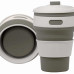  складная силиконовая чашка с крышкой collapsible coffe cup 350 ml., силиконовая складная кружка для путешествий дом, квартира, дача 45633 2