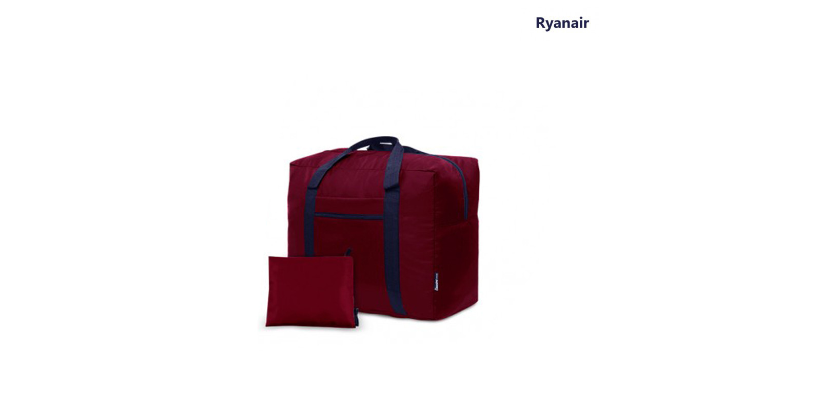 Дорожная сумка для ручной клади Coverbag бордо 40*25*20 см RyanAir