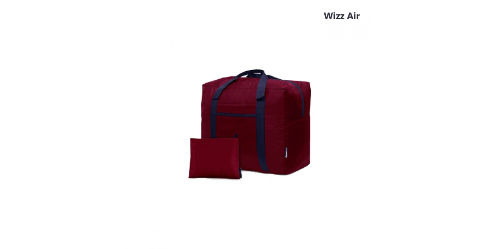 Дорожня сумка для ручної поклажі Coverbag бордо 40*30*20 см Wizzair