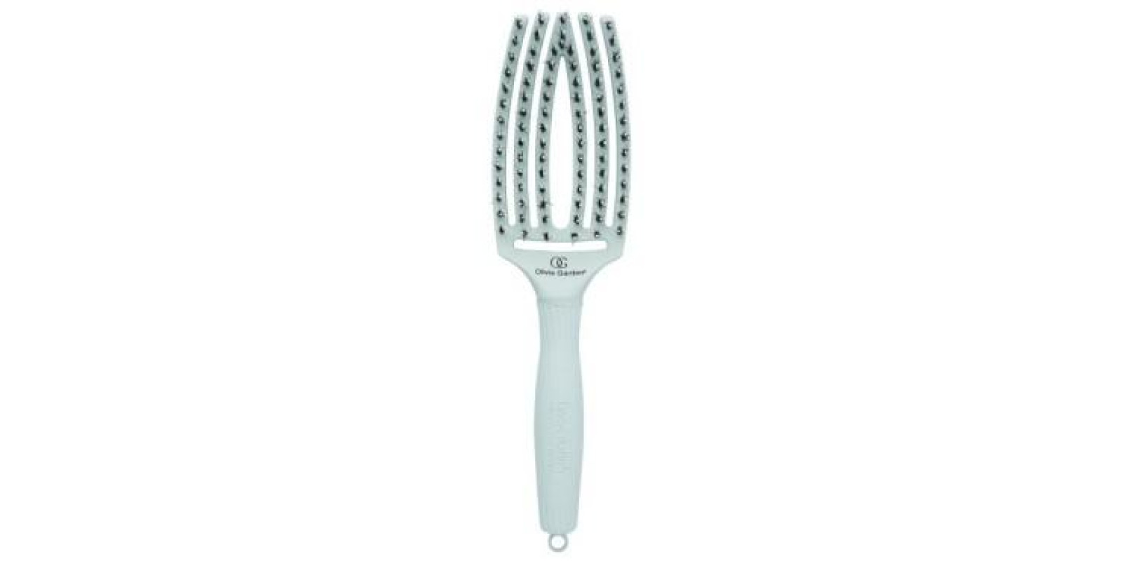 Щётка для волос массажная Olivia Garden Finger Brush Combo Pastel Green