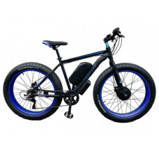  электровелосипед передний привод e-motion fatbike gt 48v 16ah 750w front чёрно-синий 51623 1