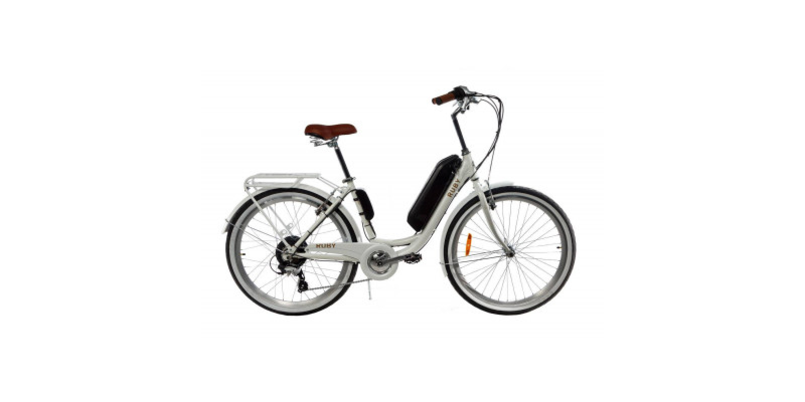 Электровелосипед женский RUBY 36V 14AH 500W белый