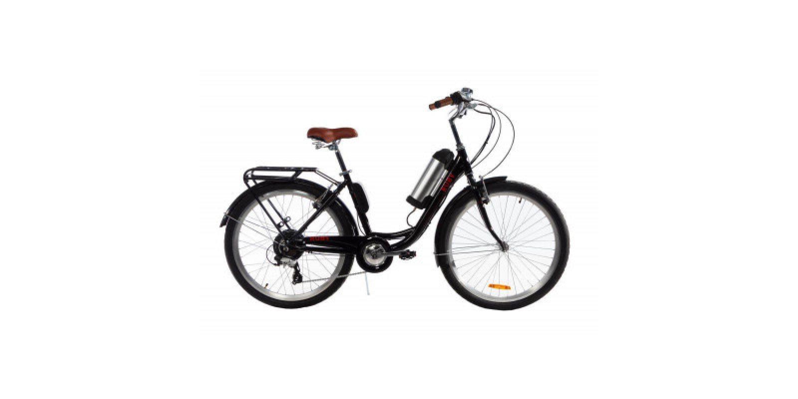 Электровелосипед женский Ruby 36V 10Ah 500W чёрный