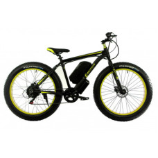  электровелосипед e-motion fatbike gt 48v 16ah 1000w c гидравлическими тормозами чёрно-жёлтый 51619 1