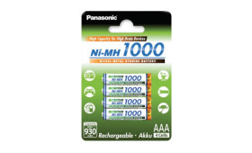 Panasonic AAA 1000mAh 4шт