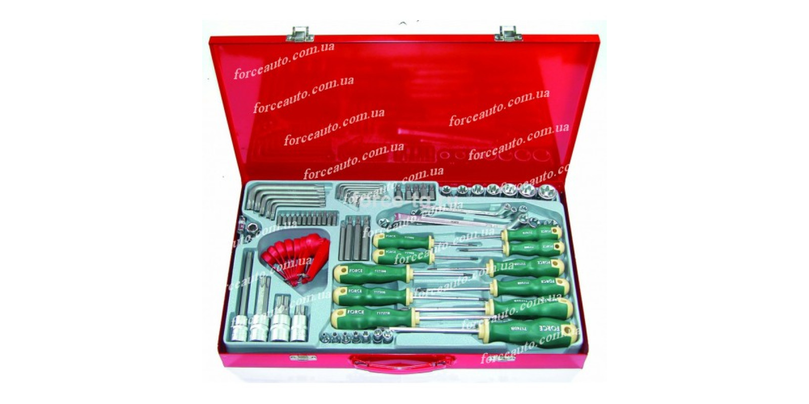 Набор инструмента с рабочим профилем TORX комбинированный 92ед. FORCE 4921 F - 4921 F