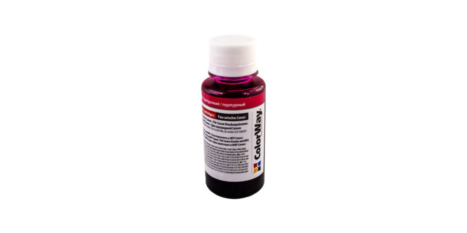 Чорнило ColorWay Canon CL-38/CLI-521/CW521M 100мл magenta CW-CW521M01