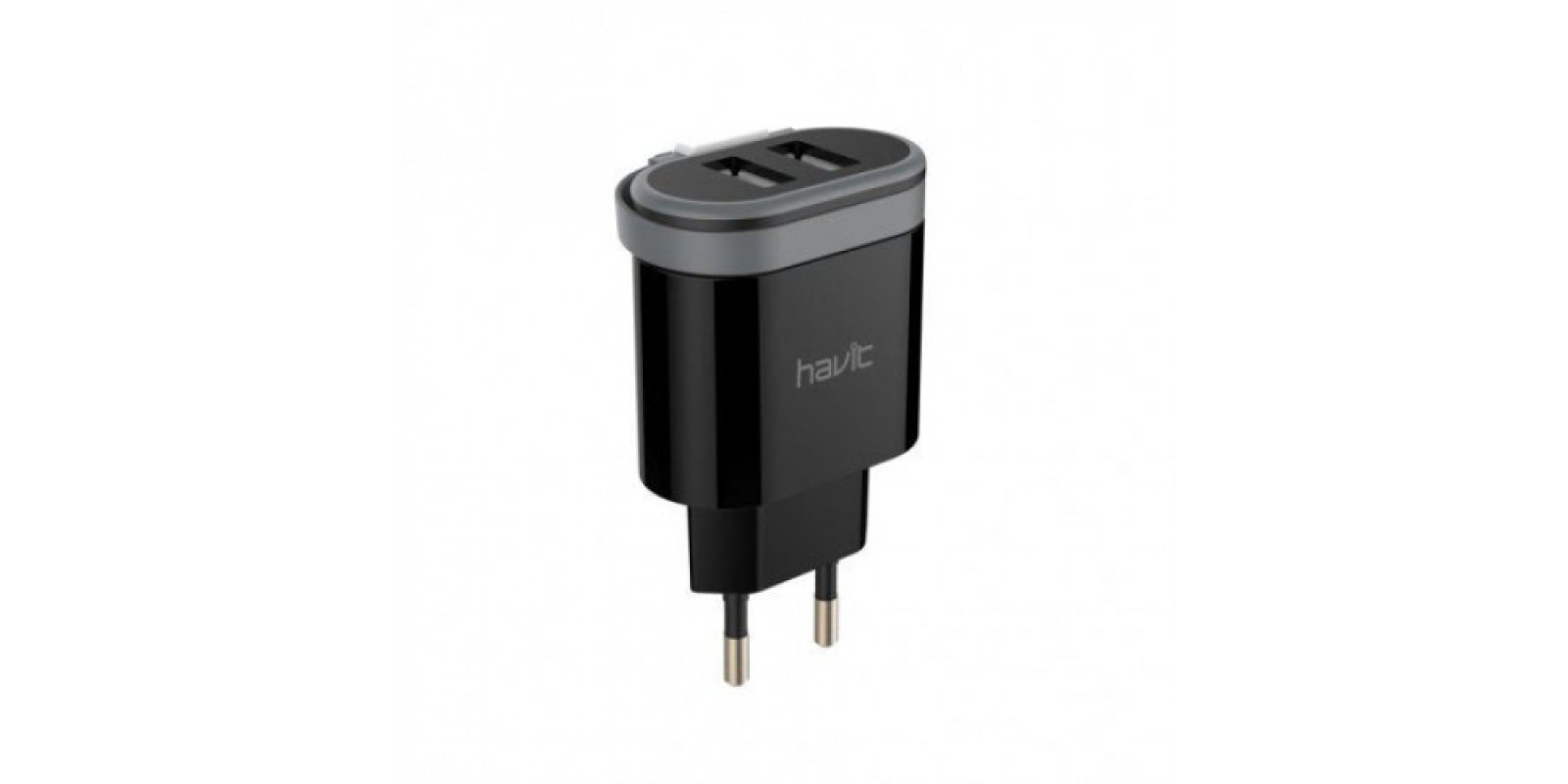 Зарядний пристрій Havit для мобільного телефону 2 USB lightning cable black HV-UC8809/7911