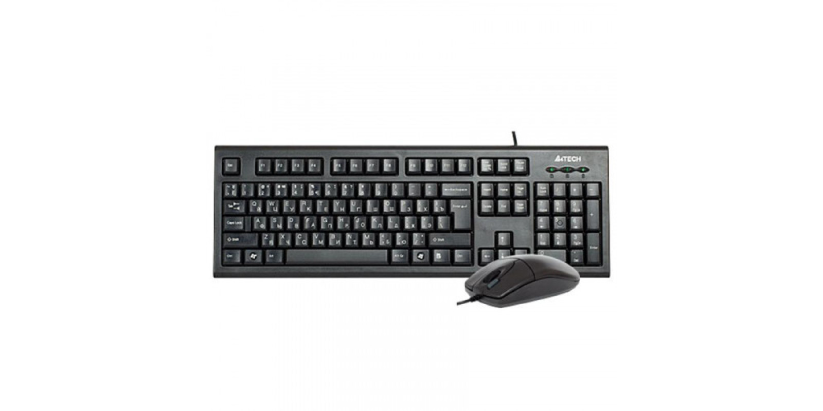 Комплект (клавіатура, миша) A4Tech KR-8520D Black USB Комплект (клавіатура, миша) A4Tech KR-8520D Black USB