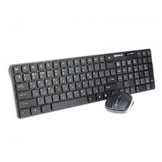 Комплект (клавіатура, миша) бездротовий REAL-EL Comfort 9010 Kit Black USB Комплект (клавіатура, миша) бездротовий REAL-EL Comfort 9010 Kit Black USB
