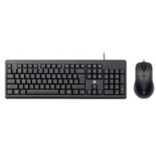 Комплект (клавіатура, миша) 2E MK401 (2E-MK401UB) Black USB