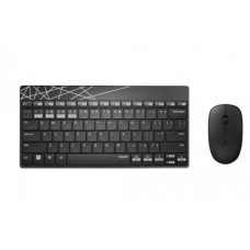 Комплект (клавіатура, миша) Rapoo 8000M Wireless Black Комплект (клавіатура, миша) Rapoo 8000M Wireless Black