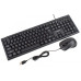  комплект (клавіатура, миша) gembird kbs-um-03-ua black usb комп'ютерна техніка 34315 2