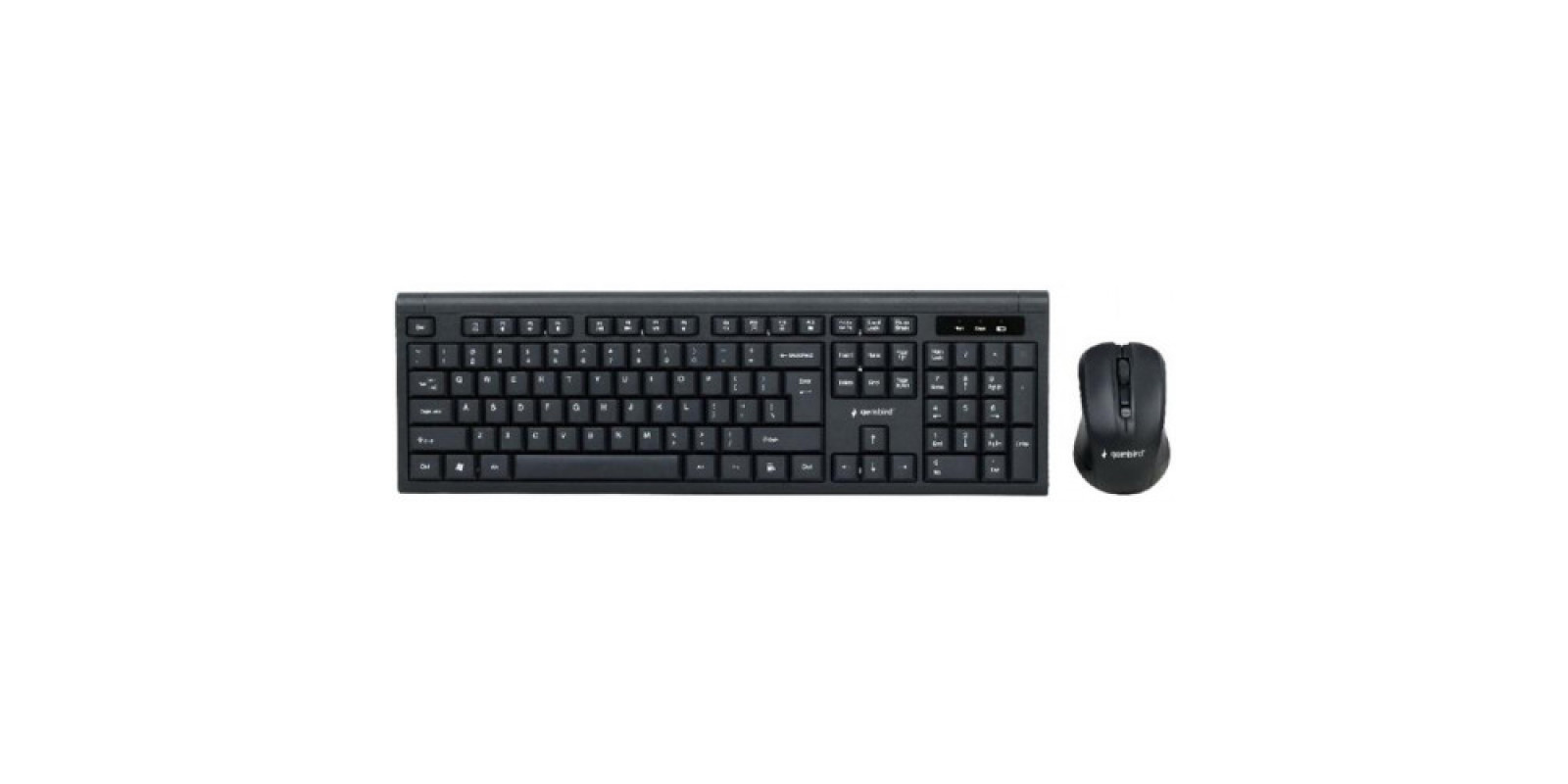 Комплект беспроводной (клавиатура, мышь) Gembird KBS-WM-03-UA Black USB