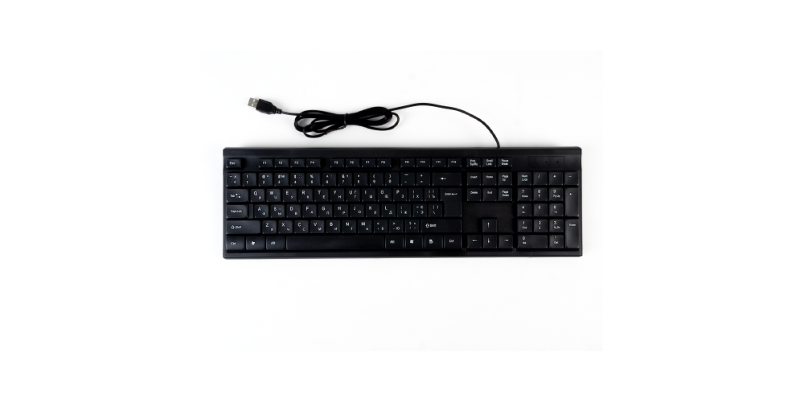 Клавиатура COBRA OK-102 Ukr Black USB