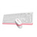 Комплект (клавіатура, миша) A4Tech F1010 White/Pink USB комплект (клавіатура, миша) a4tech f1010 white/pink usb комп'ютерна техніка 34308 3