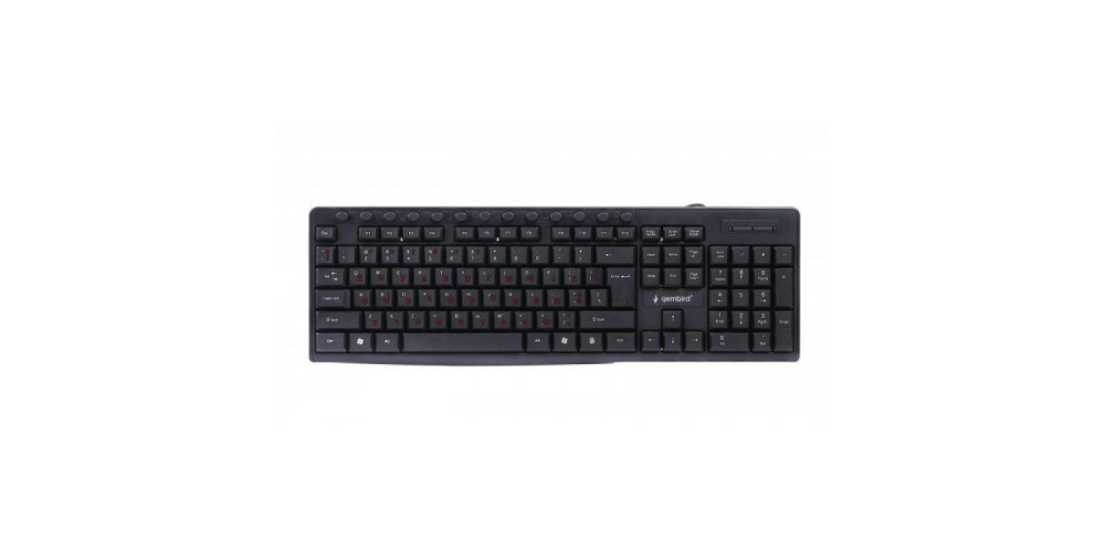 Клавиатура Gembird KB-UM-107-UA Ukr Black USB Клавиатура Gembird KB-UM-107-UA Ukr Black USB