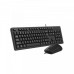 Комплект (клавіатура, миша) A4-Tech KK-3330S Black USB комплект (клавіатура, миша) a4-tech kk-3330s black usb комп'ютерна техніка 34302 2