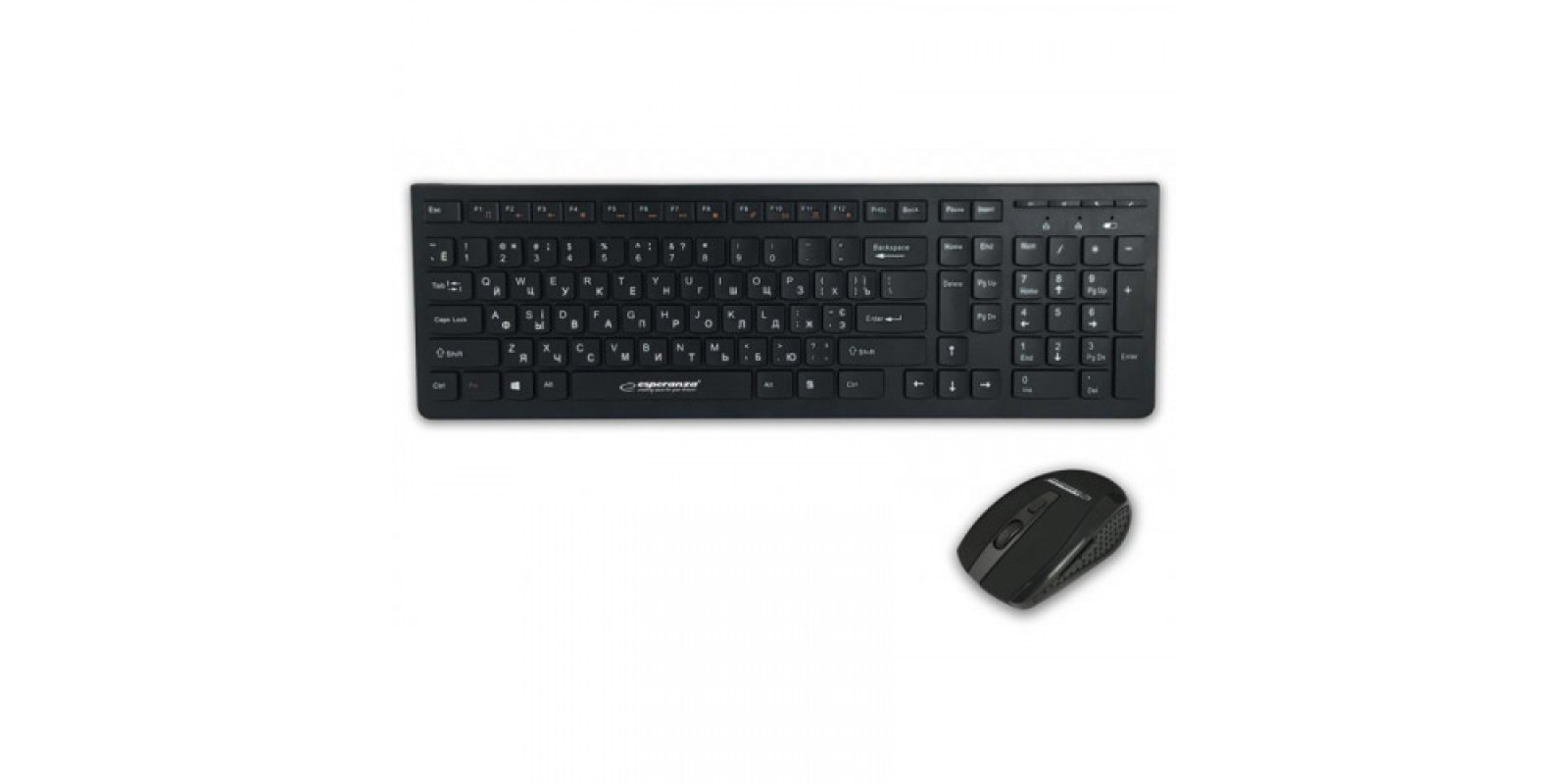 Комплект (клавіатура, миша) бездротовий Esperanza Tacoma EK136UA Black USB Комплект (клавіатура, миша) бездротовий Esperanza Tacoma EK136UA Black USB