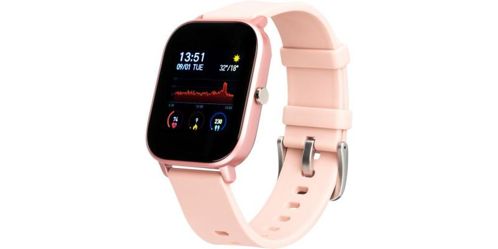 Розумний Годинник Gelius Pro AMAZWATCH GT 2021 (IPX7) Pink