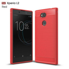 Захисний чохол UniCase Carbon для Sony Xperia L2 - Red Захисний чохол UniCase Carbon для Sony Xperia L2 - Red