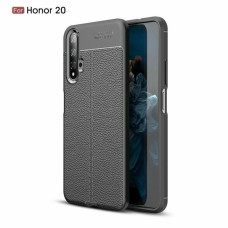 Захисний чохол Deexe Leather Cover для Huawei Honor 20 / Nova 5T - Black
