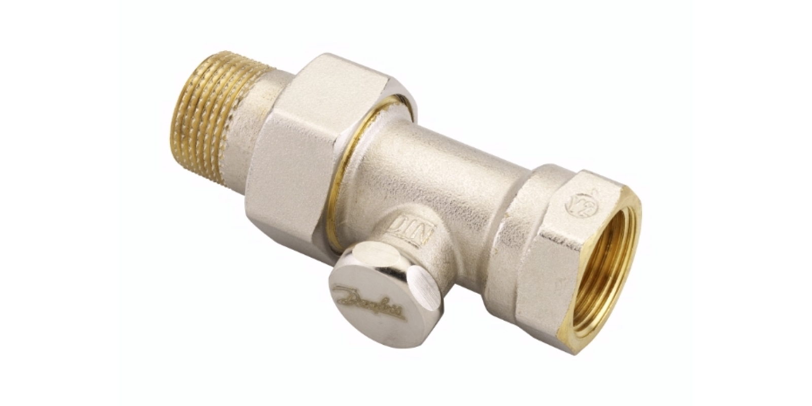 Запорный прямой радиаторный клапан Danfoss RLV-S