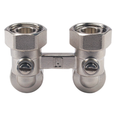 Кутовий вузол нижнього підключення радіатора Honeywell Verafix-VK V2461EX