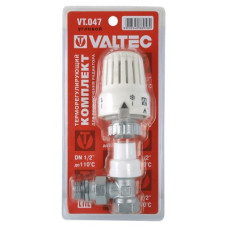 VT.047.N VALTEC Радіаторний клапан з терморегулятором кутовий