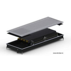 Внутрішньопідлоговий конвектор Carrera MV2 Inox/ Black 65 (примусова конвекція)