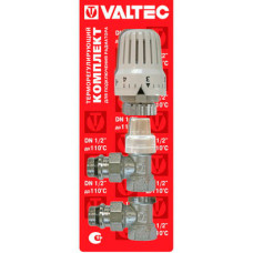 VT.045. VALTEC Комплект терморегулюючого обладнання для радіатора кутовий