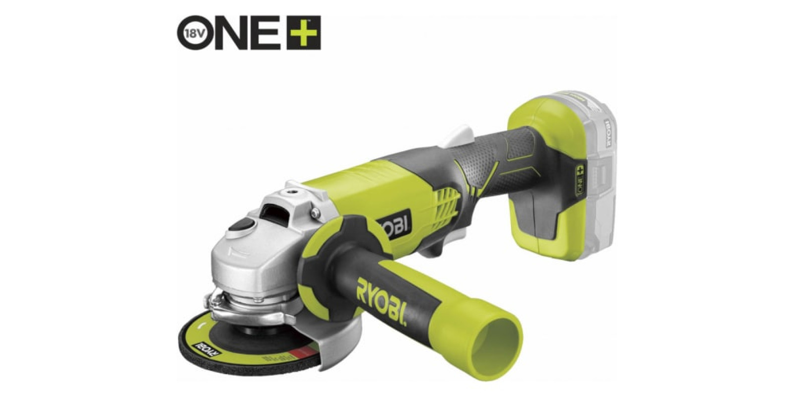 Акумуляторна кутова шліфувальна машина Ryobi ONE+ R18AG-0 5133001903