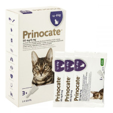 Prinocate Капли от блох и клещей для кошек весом от 4 до 8 кг Prinocate Капли от блох и клещей для кошек весом от 4 до 8 кг