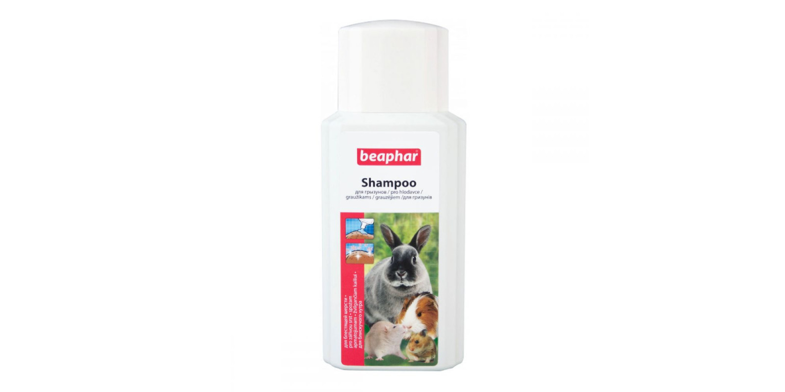 Beaphar Shampoo Шампунь для блискучої вовни гризунів Beaphar Shampoo Шампунь для блискучої вовни гризунів