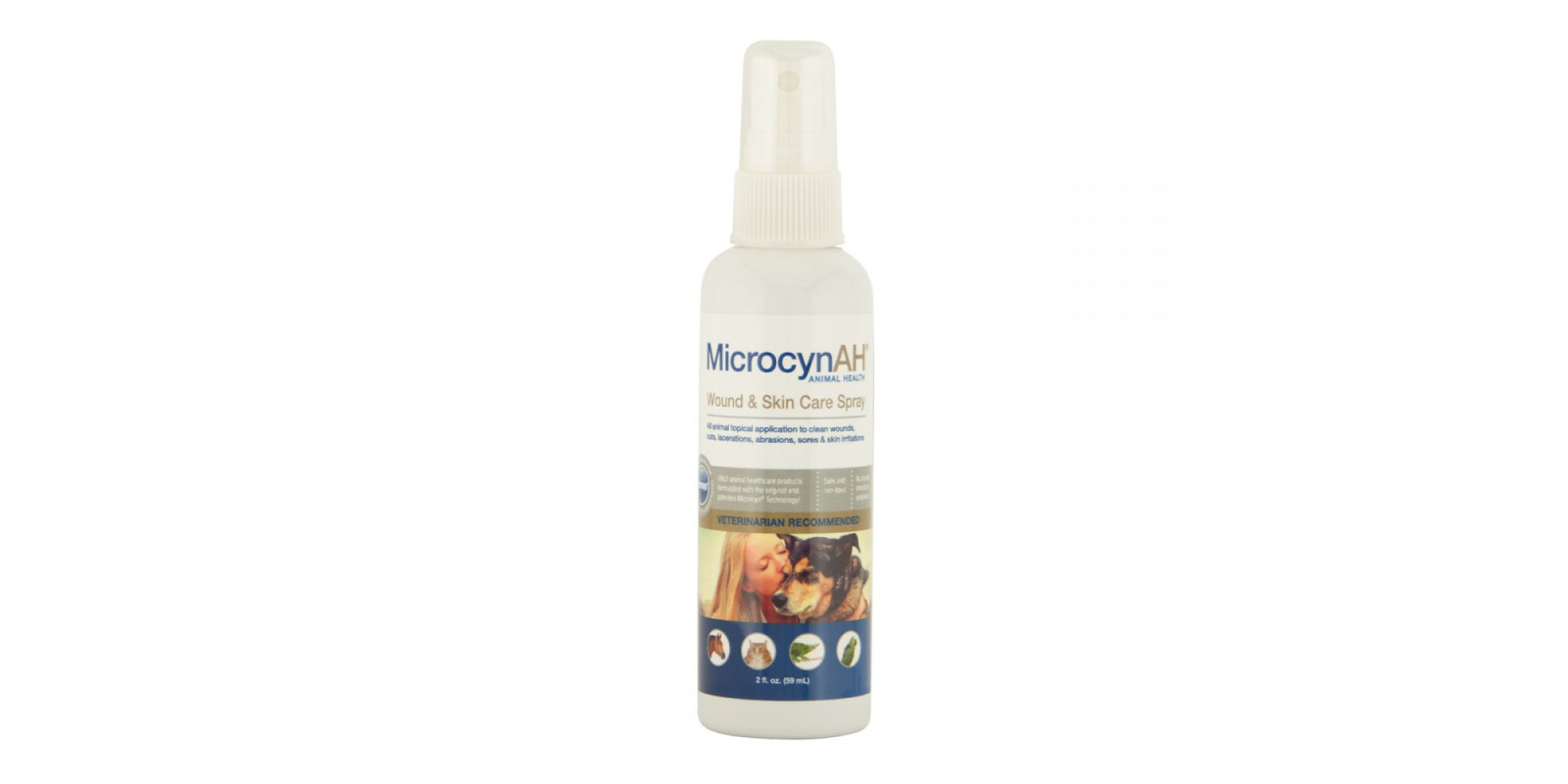 MicrocynAH Wound & Skin Care Cпрей для обробки ран та догляду за шкірою всіх видів тварин MicrocynAH Wound & Skin Care Cпрей для обробки ран та догляду за шкірою всіх видів тварин