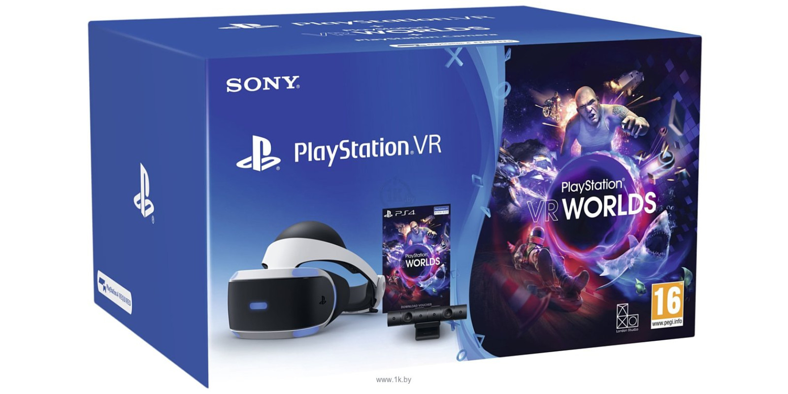 Sony PlayStation VR v2 (с камерой и VR Worlds)