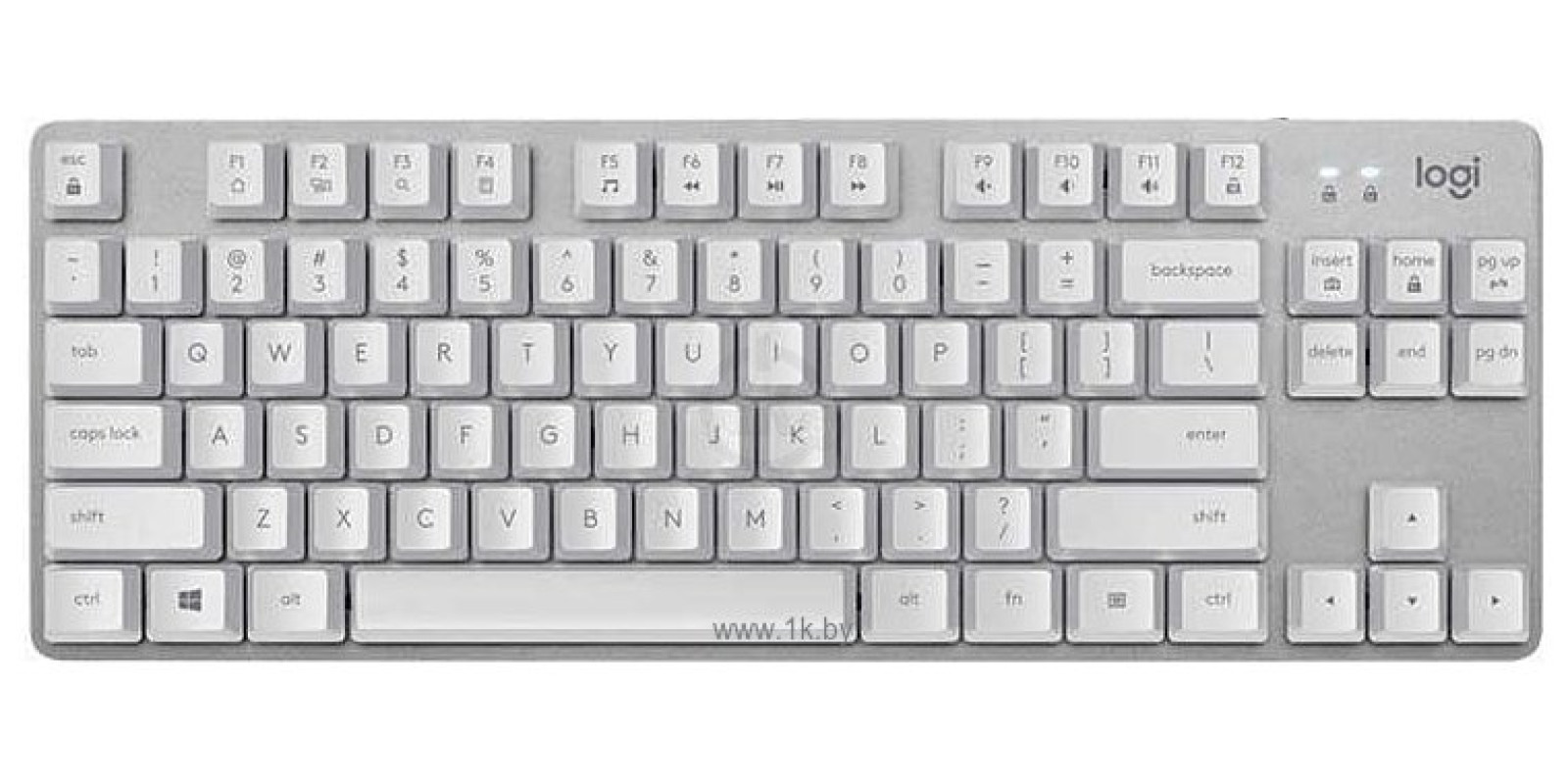 Logitech K835 TKL silver, TTC Red (без кириллицы)