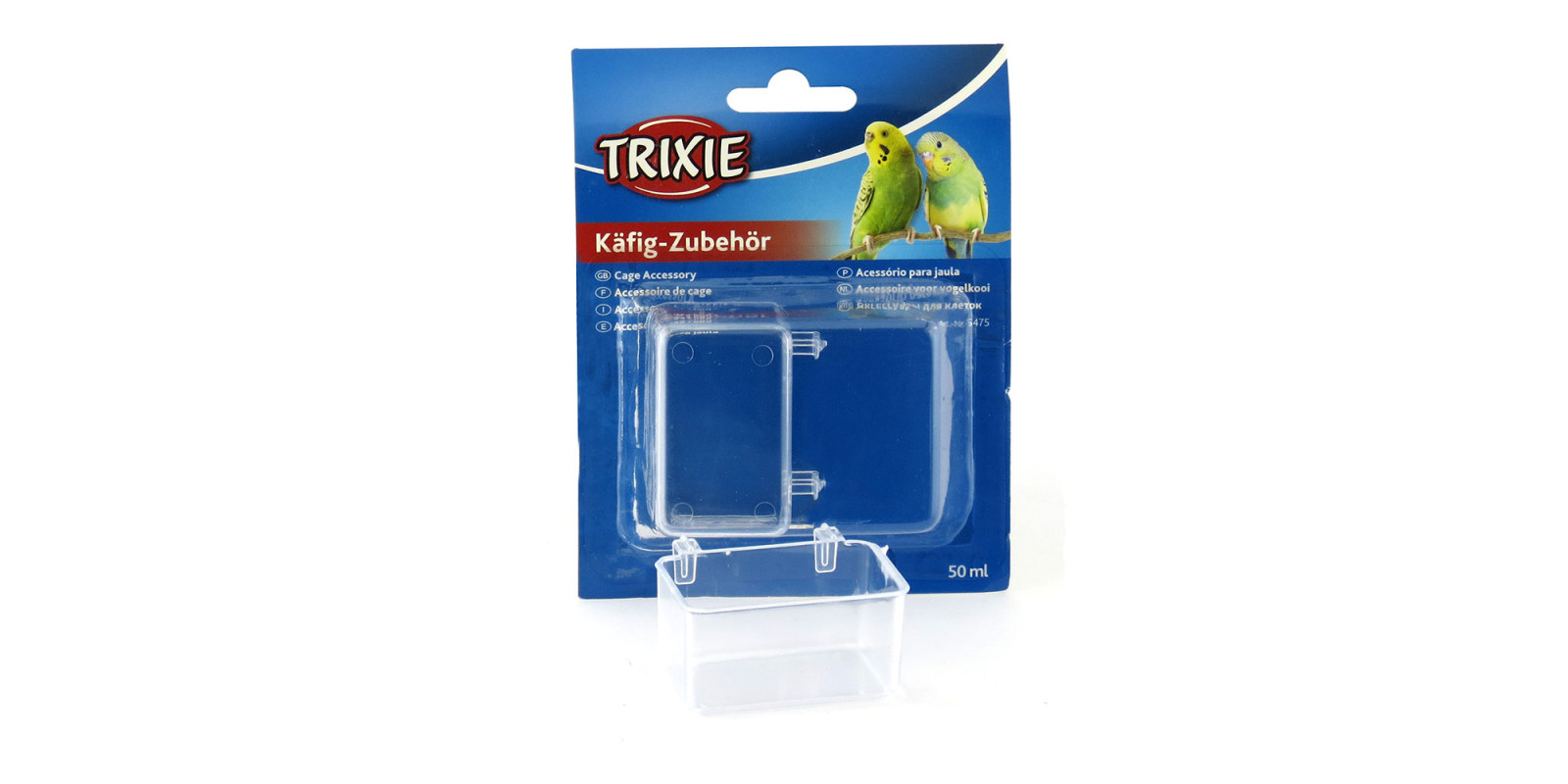 Trixie 5475 Кормушка для птиц подвесная (2х50 мл) Trixie 5475 Кормушка для птиц подвесная (2х50 мл)