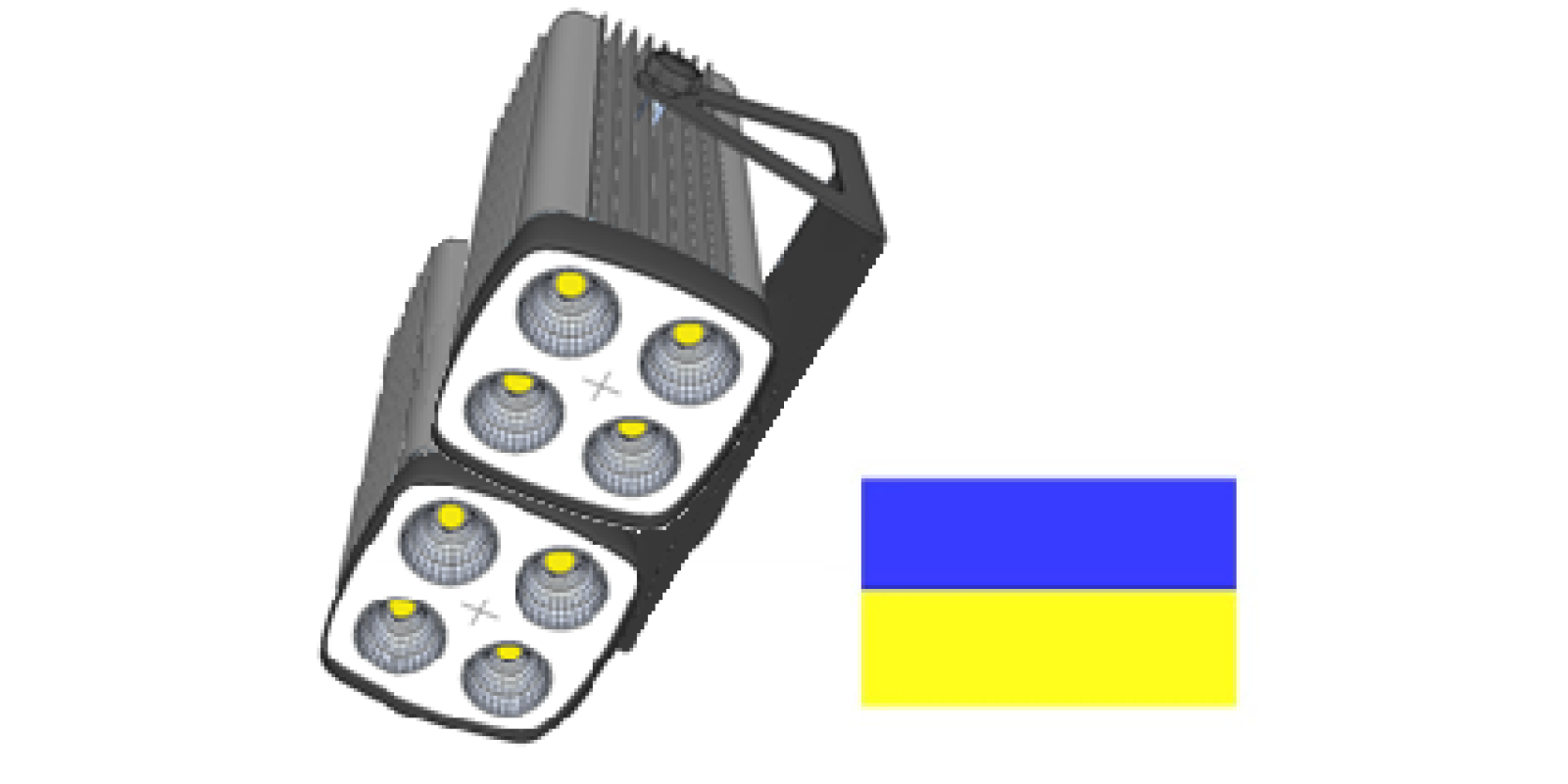 Светодиодный промышленный светильник Industry-420 (412 Вт)