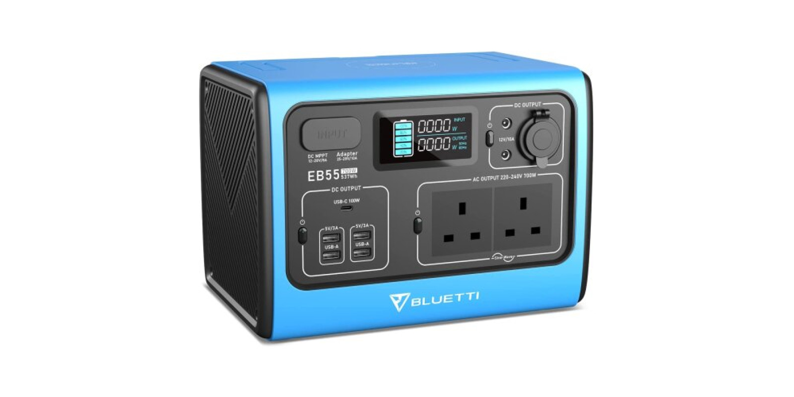 Портативна зарядна станція PowerOak Bluetti EB55 Портативна зарядна станція PowerOak Bluetti EB55