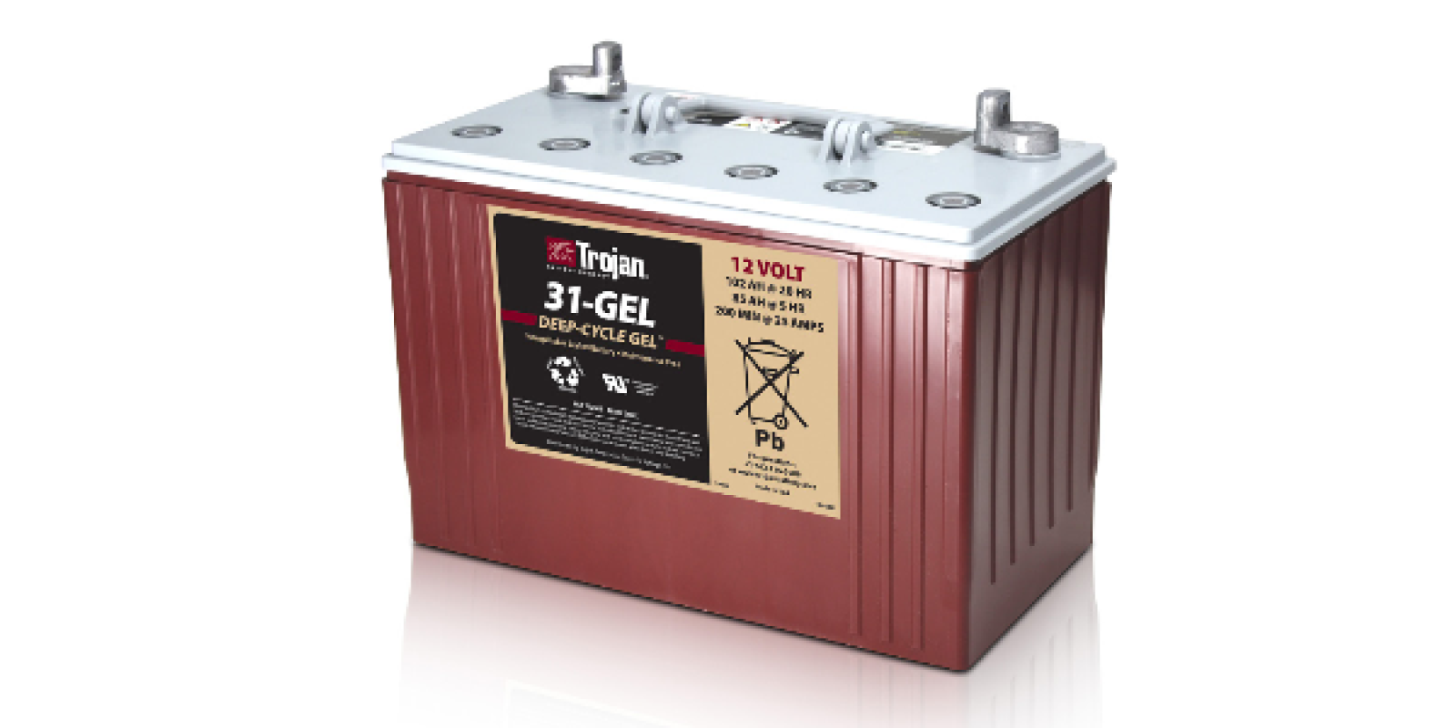 Аккумуляторная батарея Trojan 31-GEL (12В, 102Ач) Аккумуляторная батарея Trojan 31-GEL (12В, 102Ач)