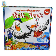 Настольная игра Strateg Настольная игра Морские выходные Brik Brok