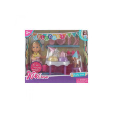 Игровой набор мини кукла с питомцем